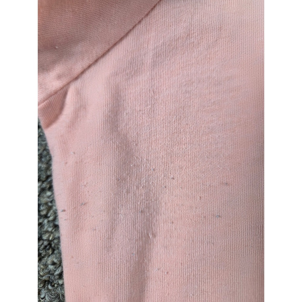 Reebok T-Shirt Womens Large Pink Sporty Casual V-Neck Graphic Tee - Picture 4 of 6